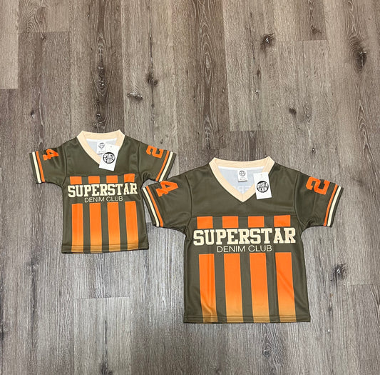 Superstar Denim Kids Soccer Jersey